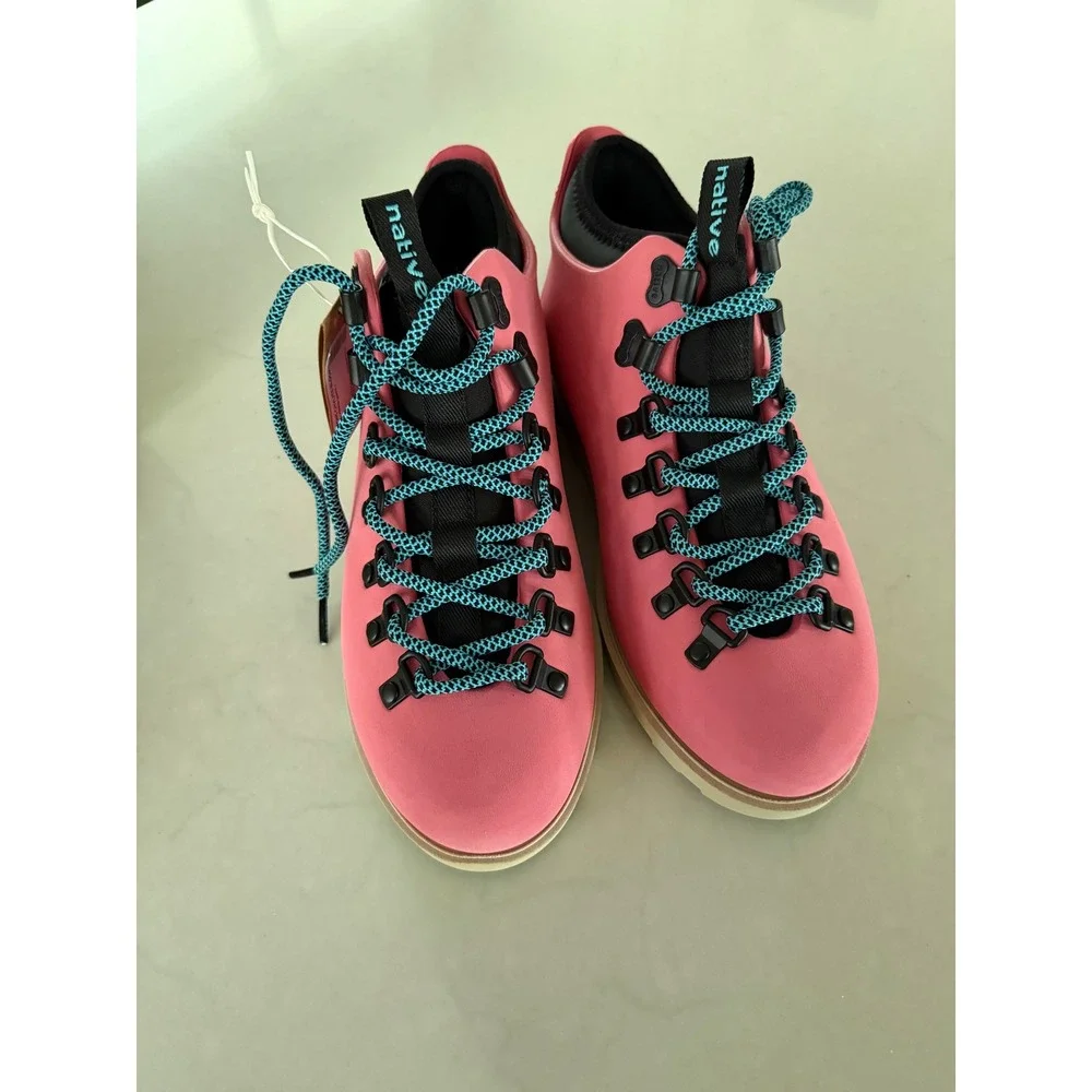 Native Fitzsimmons Citylite‎ Bloom Pink Waterproof Boots Womens 8 31106848-5716